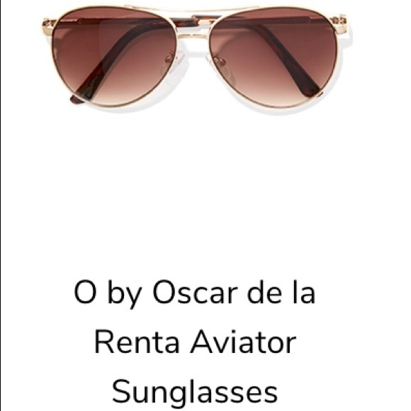 Oscar de la Renta Accessories - AUTHENTIC OSCAR DE LA RENTA AVIATOR SUNGLASSES